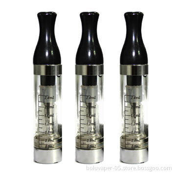 Hot Selling Clearomizers, T2 Holds Up 2.4mL E-liquid with Low-resistance CoilNew